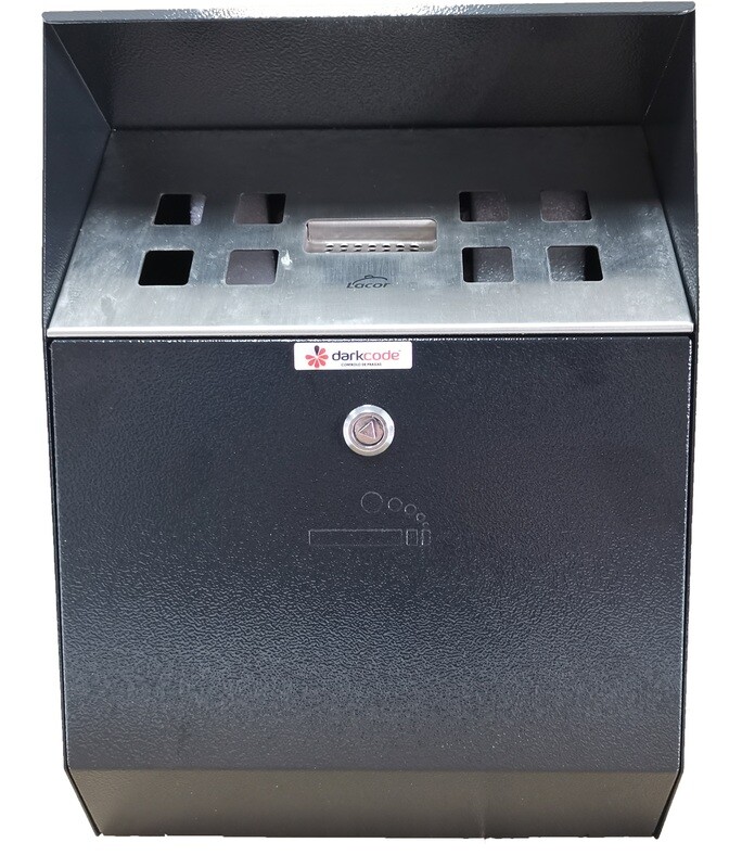 Cinzeiro de parede preto