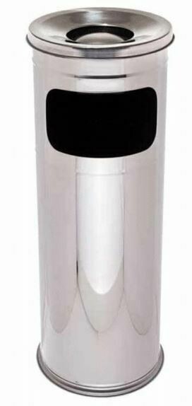 Balde de Lixo c/ cinzeiro inox