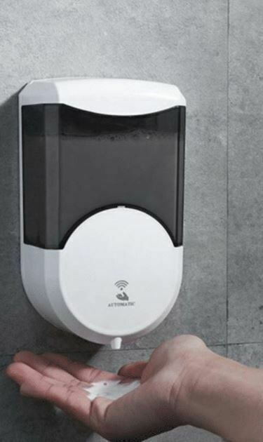 Dispensador Automático de Parede para Desinfetante