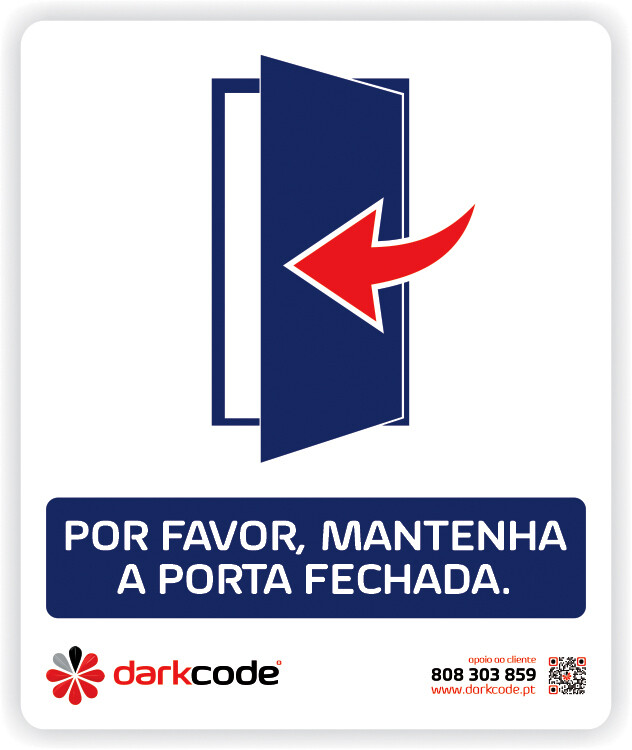 Por Favor, Mantenha a Porta fechada(100X120mm) Por Favor, Mantenha a Porta fechada(100X120mm)