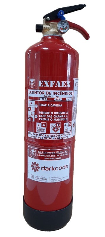 Extintor Pó Químico ABC (3 Kg.)
