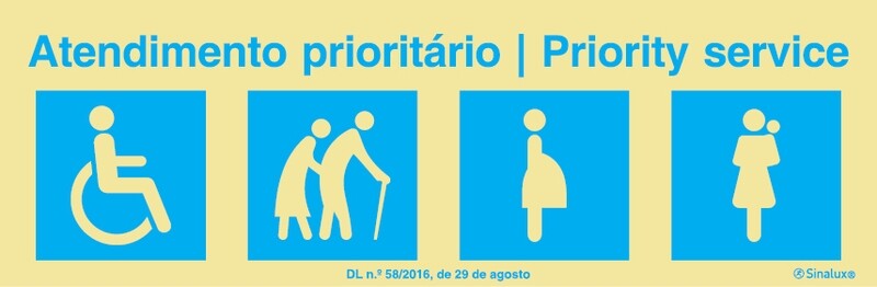 P2391 PVC fotoluminescente 200x70 TIPO 1