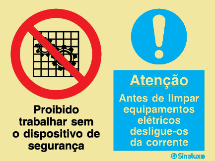 P2181 PVC fotoluminescente 400x300 TIPO 2