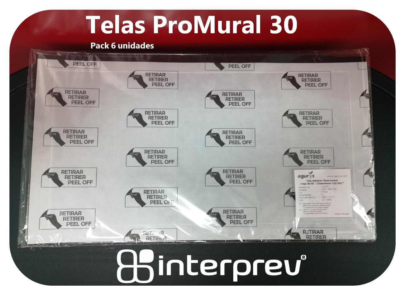 Tela Adesiva Promural 30 (Pack 6 Und.)