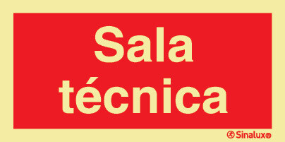 P0869 PVC fotoluminescente 200x100 TIPO 3