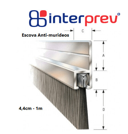 Escovas Anti-murideos (4,4cm - 1m)