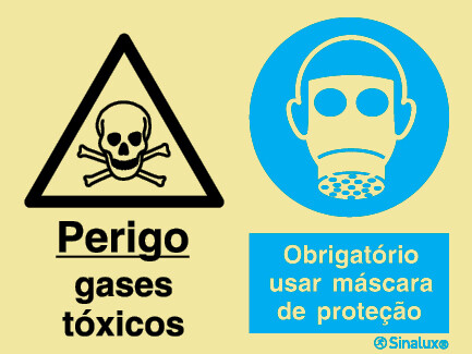 P2150 PVC fotoluminescente 400x300 TIPO 1