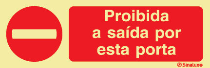 P1953 PVC fotoluminescente 200x70 TIPO 1