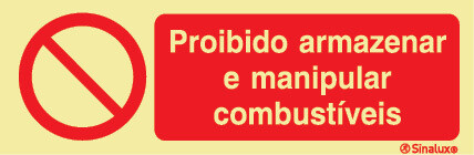 P1957 PVC fotoluminescente 200x70 TIPO 1