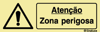 P1373 PVC fotoluminescente 200x70 TIPO 1