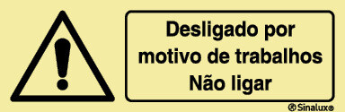 P1374 PVC fotoluminescente 200x70 TIPO 1