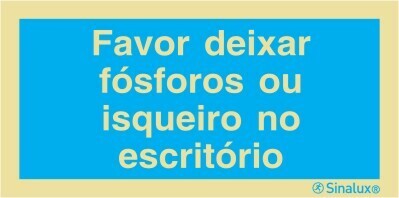 P2837 PVC fotoluminescente 200x100 TIPO 2