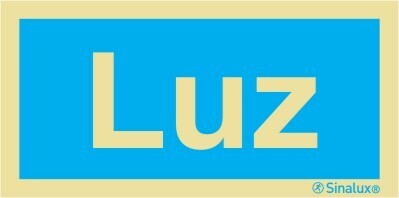 P2902 PVC fotoluminescente 300x150 TIPO 2