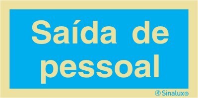P3009 PVC fotoluminescente 300x150 TIPO 2