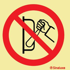 P1853 PVC fotoluminescente 150x150 TIPO 2