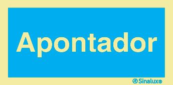 P2627 PVC fotoluminescente 300x150 TIPO 1