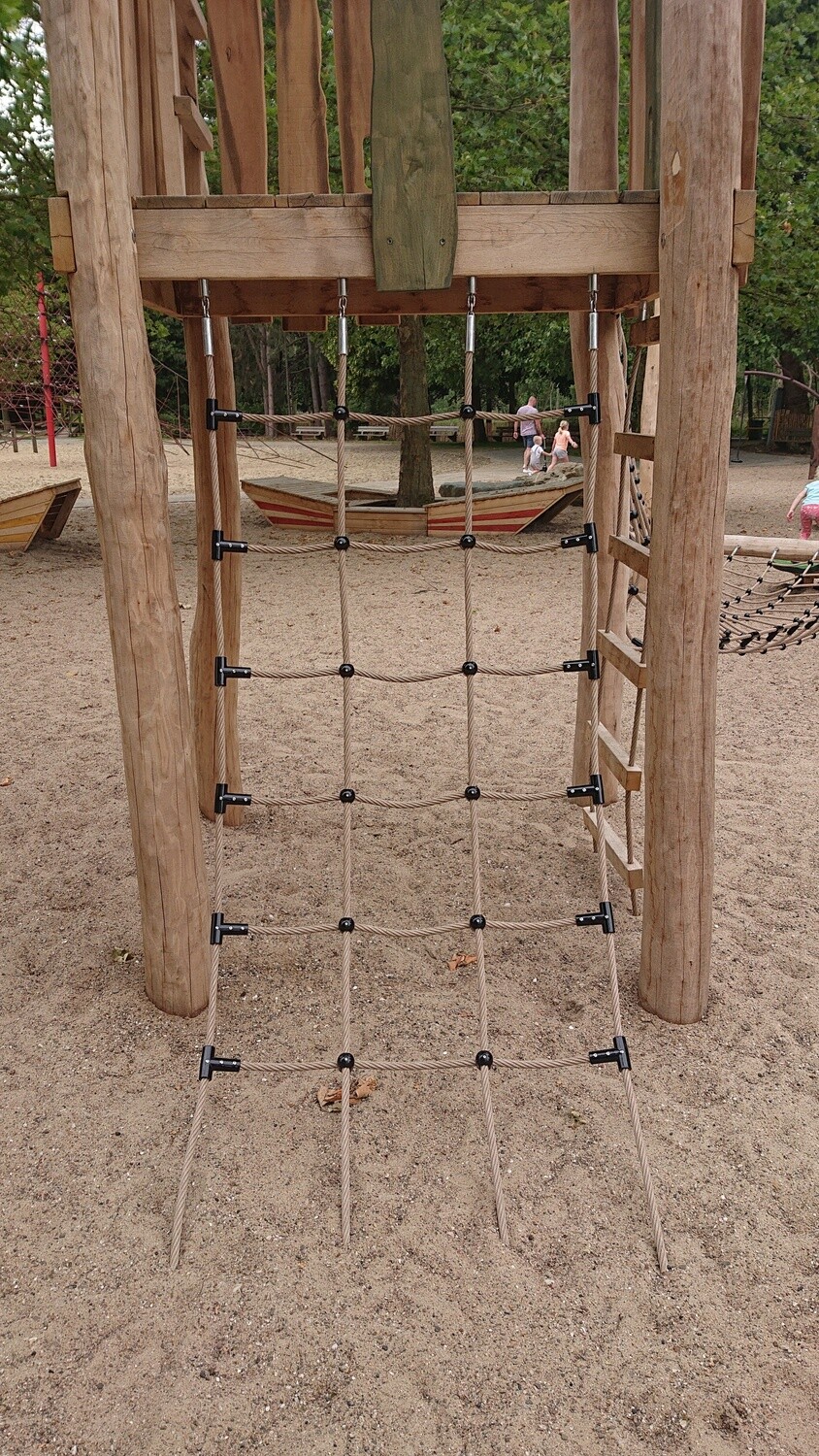 Klimnet 50 cm breed platformhoogte tot 100 cm