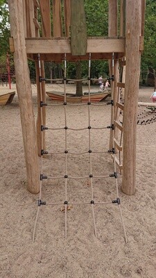 Klimnet 50 cm breed platformhoogte tot 100 cm