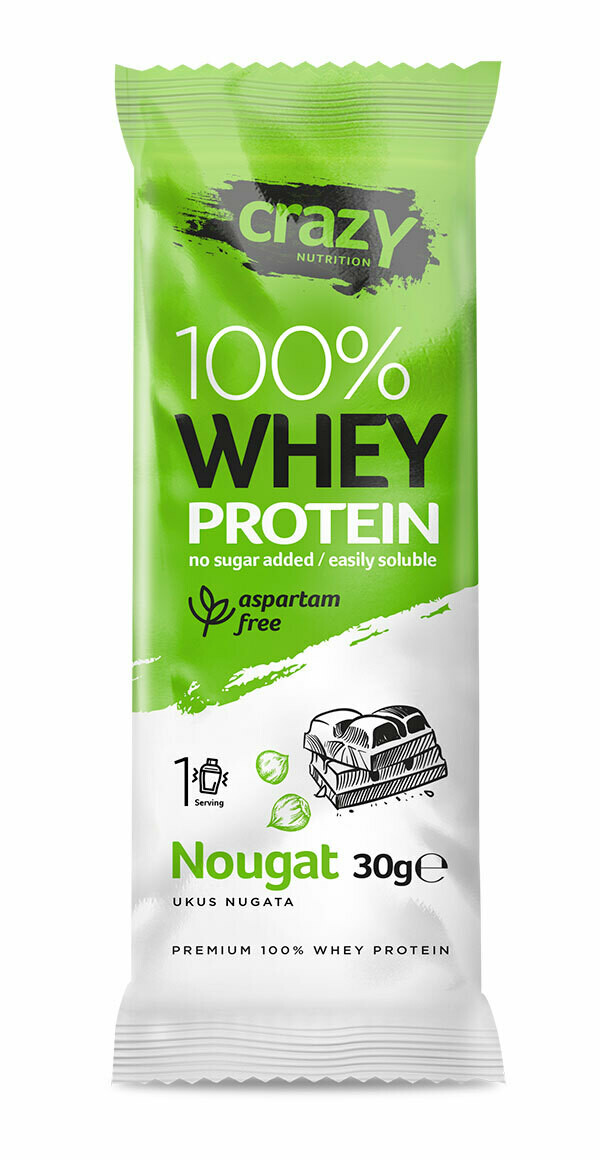 Whey protein - Nougat (30g) Whey Protein Crazy Nutrition nugat