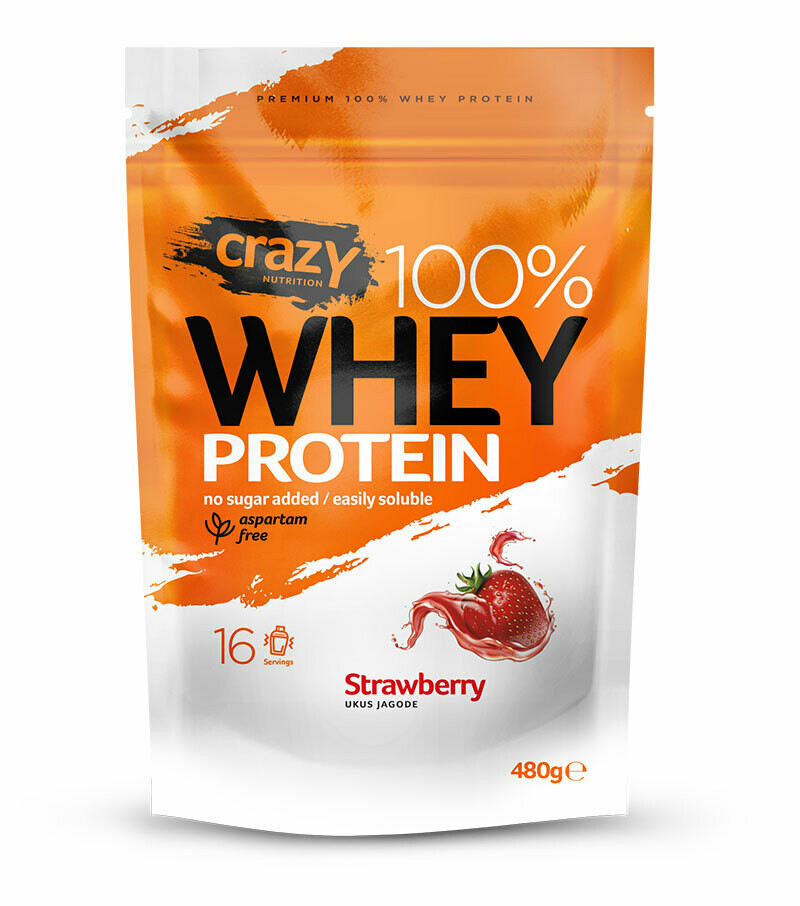 Whey protein 480g - Jagoda