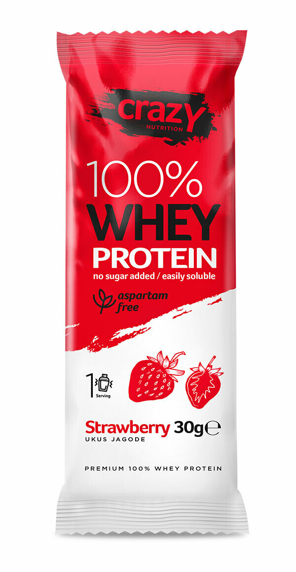 Whey protein - Jagoda - Paket 20 kesica x 30g