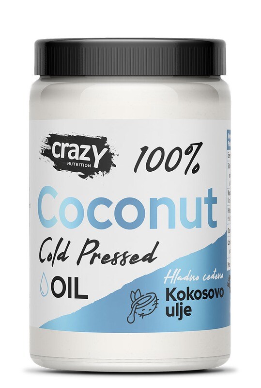  Hladnoceđeno ulje kokos Crazy Nutrition