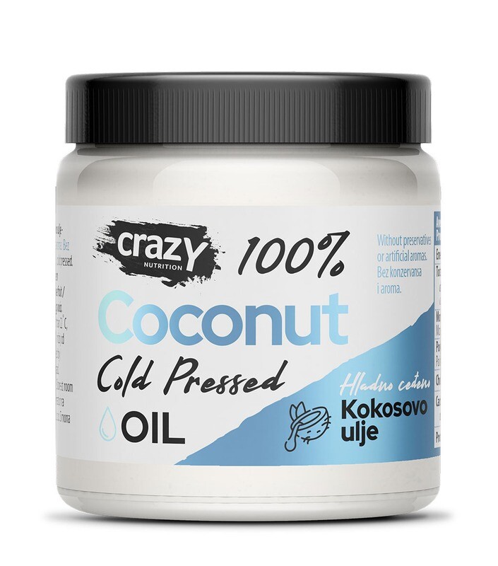 Hladnoceđeno ulje kokosovo Crazy Nutrition