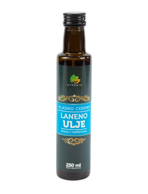 Hladnoceđeno ulje  laneno Crazy Nutrition