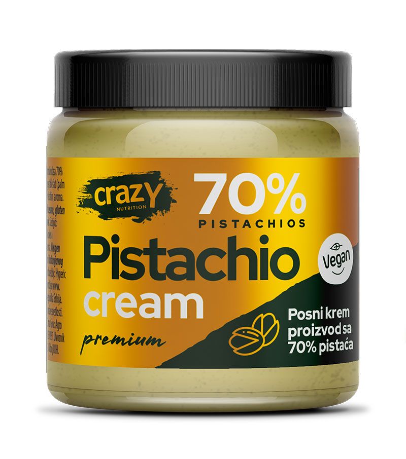 Premium Vegan Pistać Krem (70% pistaća) - 190g