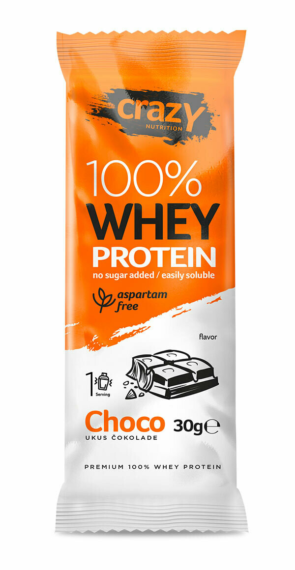 Whey Protein Crazy Nutrition čokolada