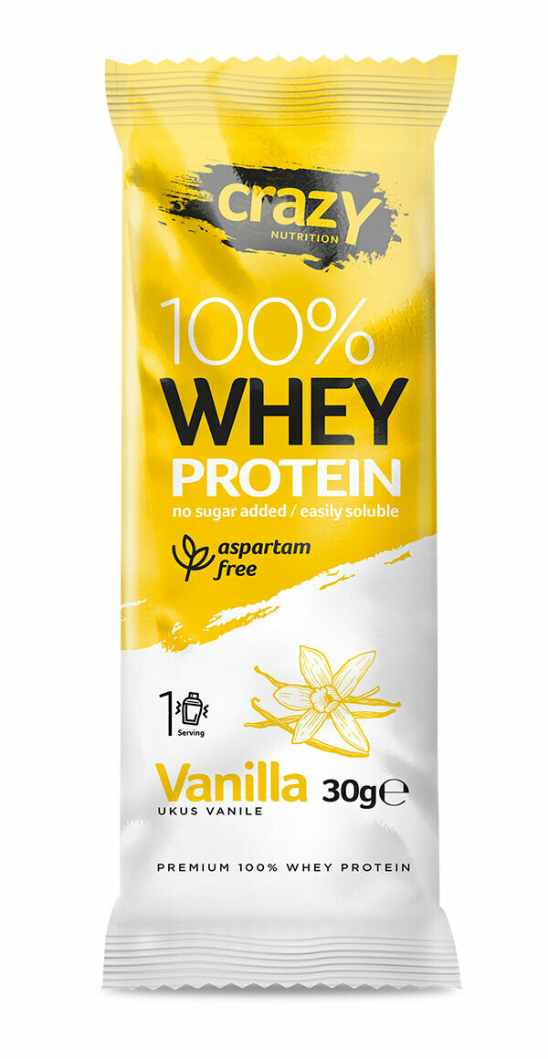 Whey protein - Vanila (30g) Whey Protein Crazy Nutrition vanila