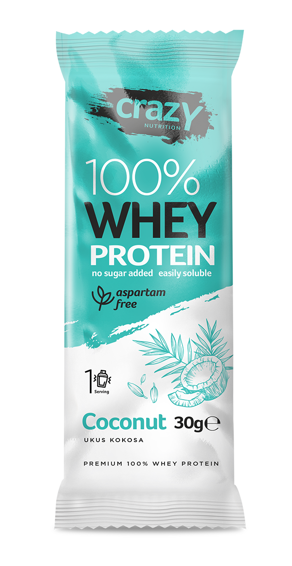 Whey protein - Kokos (30g) Whey Protein Crazy Nutrition kokos