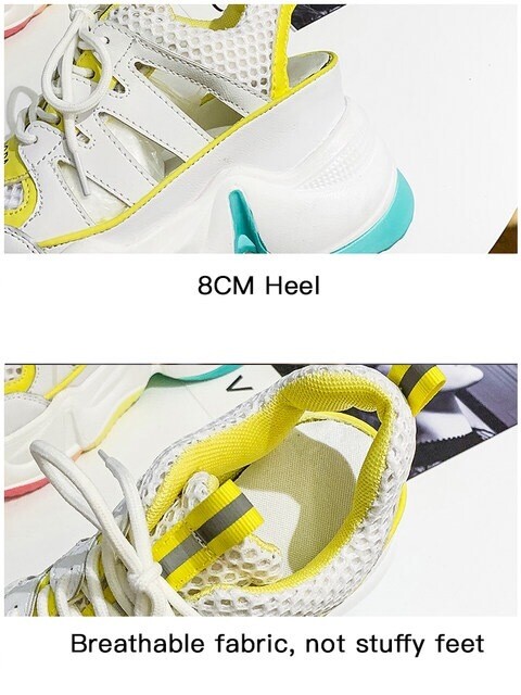 Scarpe Ginnastica Tacco 8cm