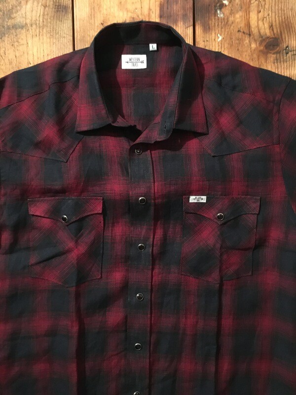 Camicia uomo-RED PLAID