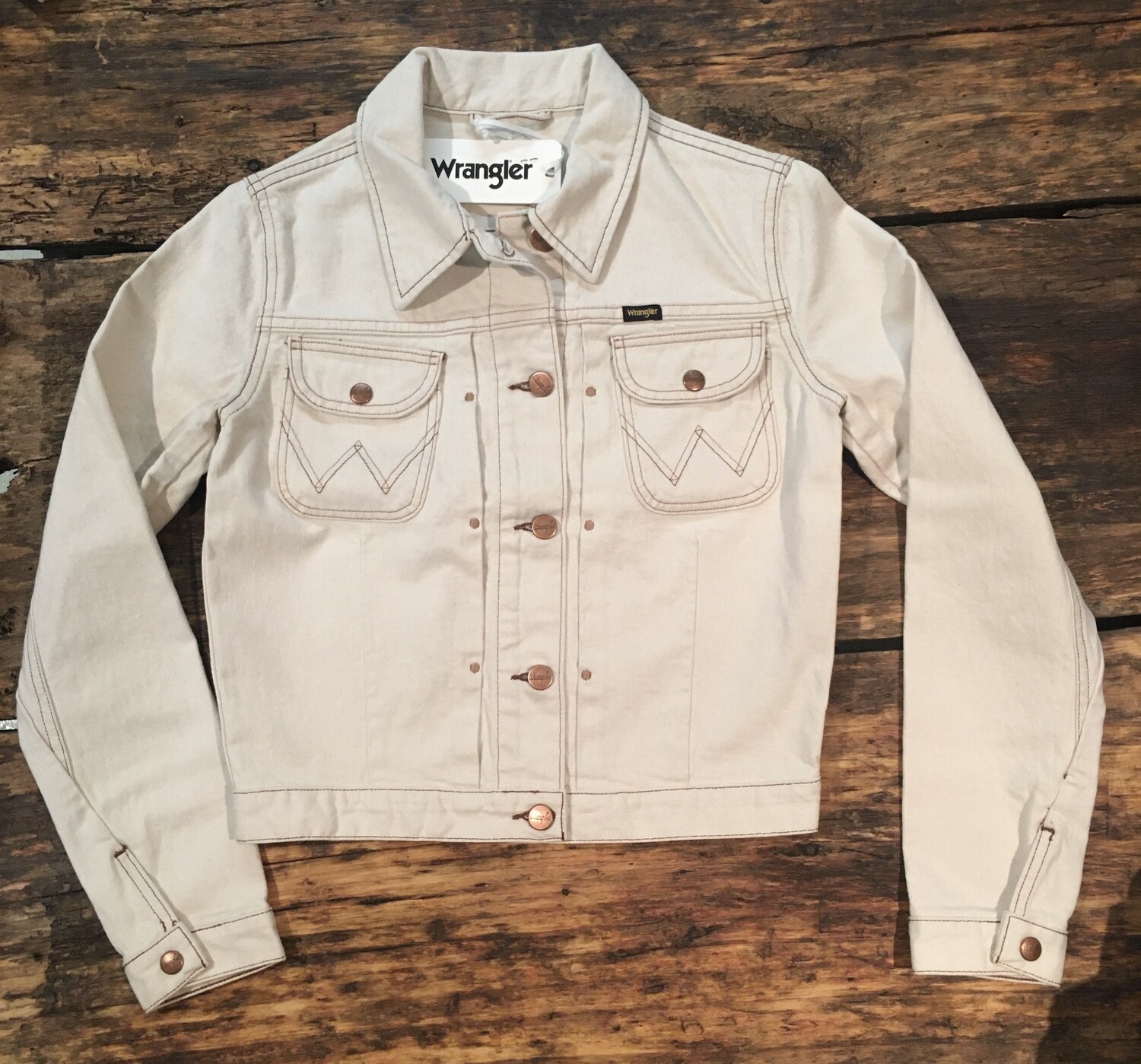 Retrò Western jacket-natural sand