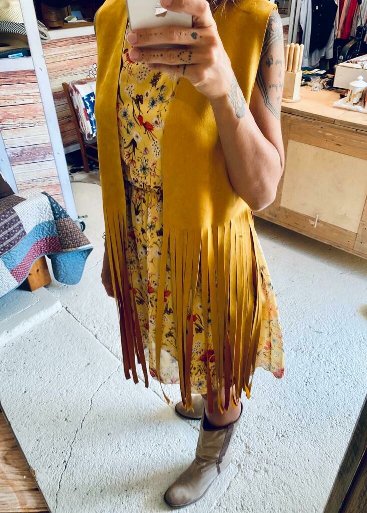 Vest-Yellow Fringe