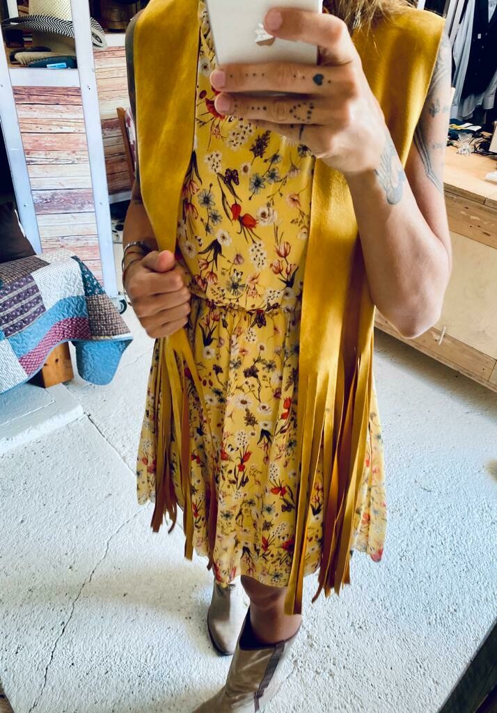 Vest-Yellow Fringe
