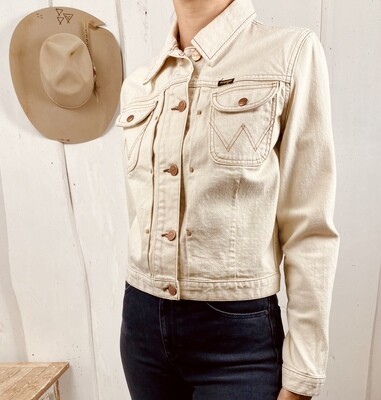 Retrò Western jacket-natural sand
