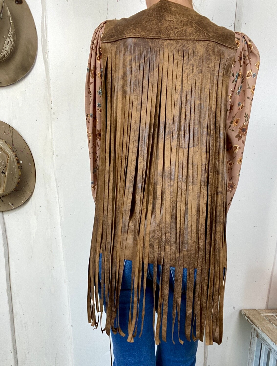 Old style vest Brown