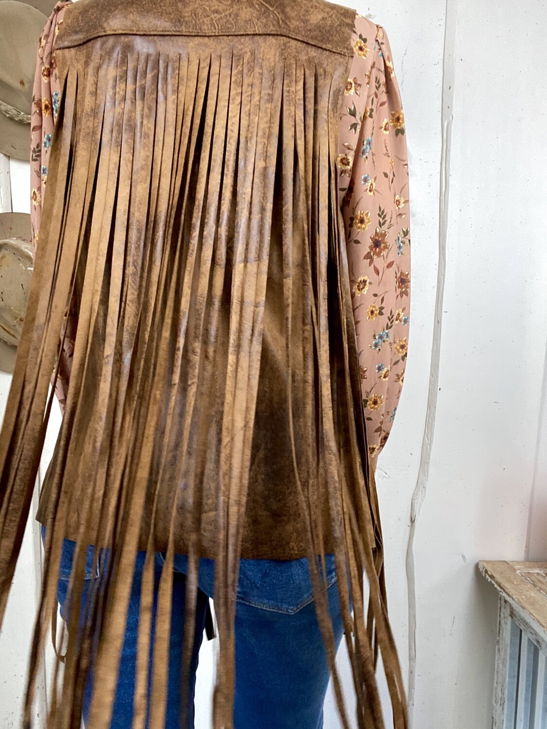 Old style vest Brown