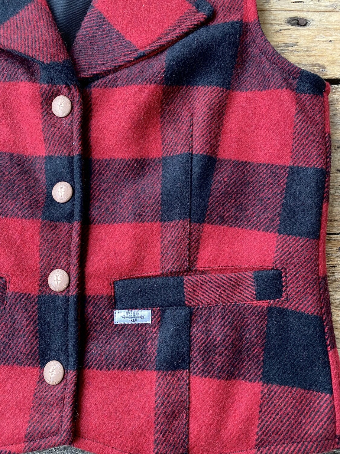 LADY WEST - red plaid