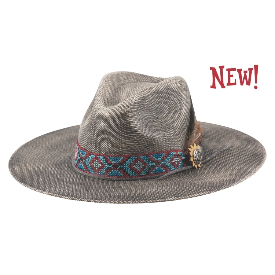 STRAW HAT - Stuk Grey