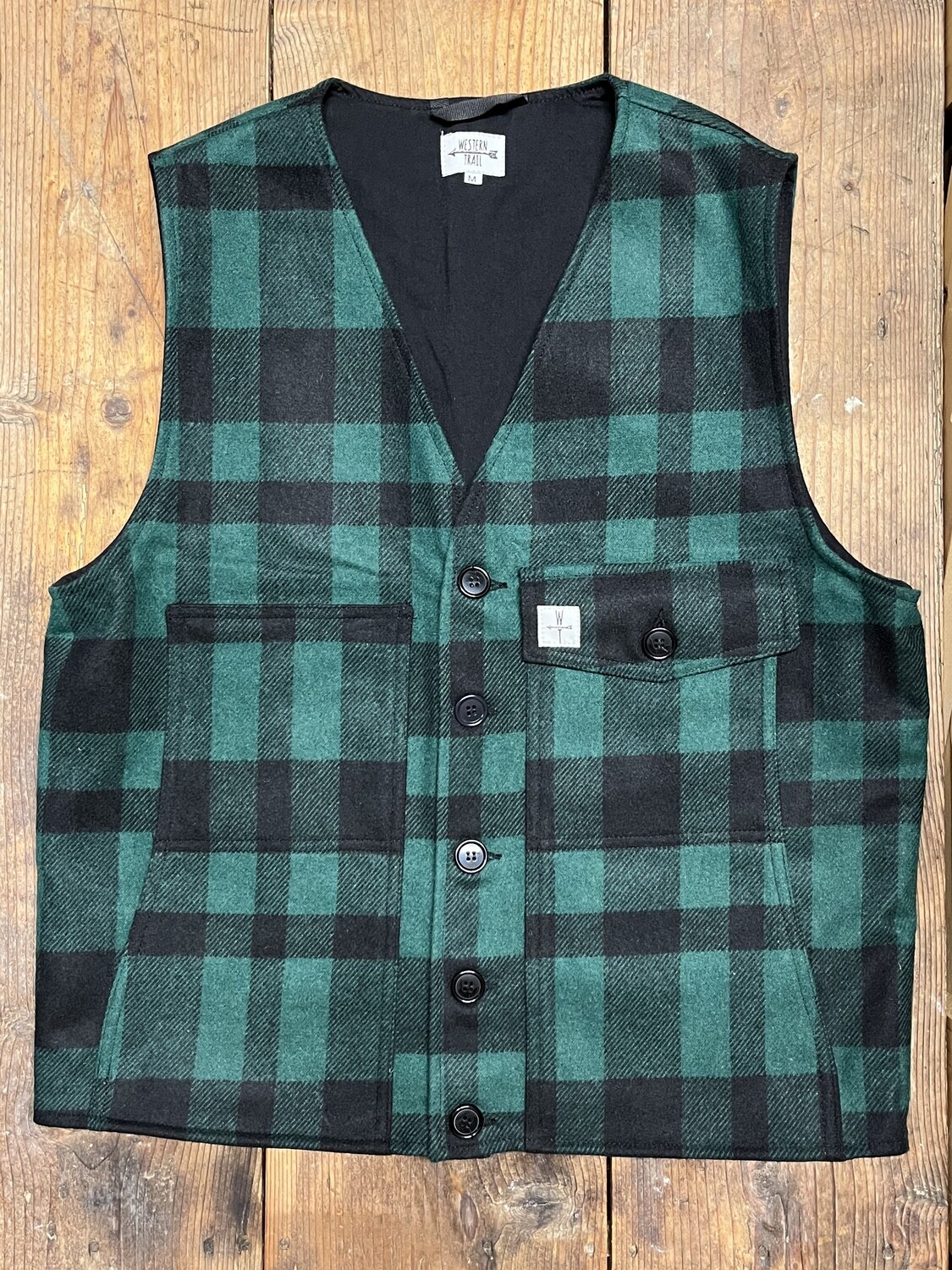 SARATOGA - WOOL VEST green