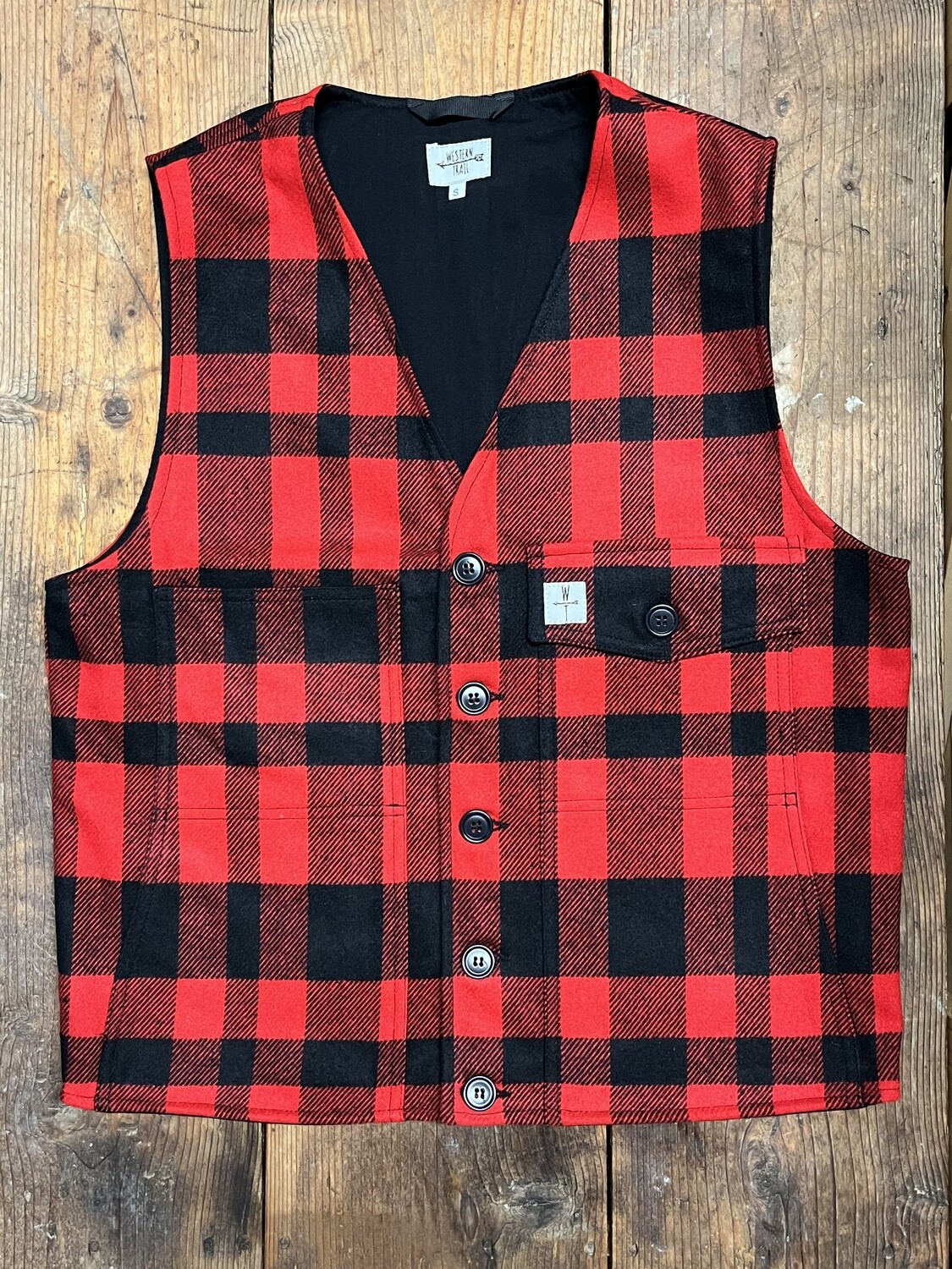 SARATOGA - WOOL VEST red