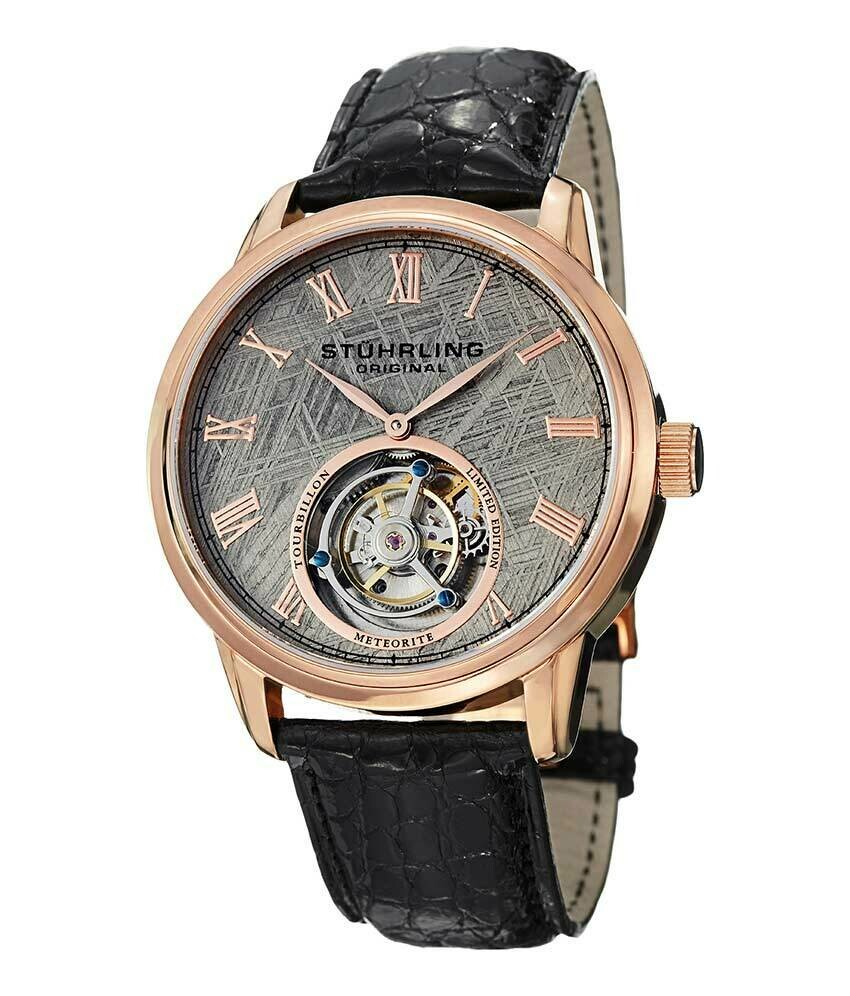 Stührling Meteorite Tourbillon Watch