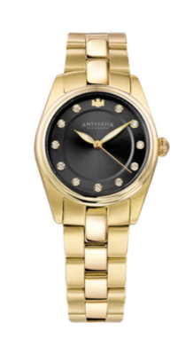 Antverpia Yellow tone Black dial