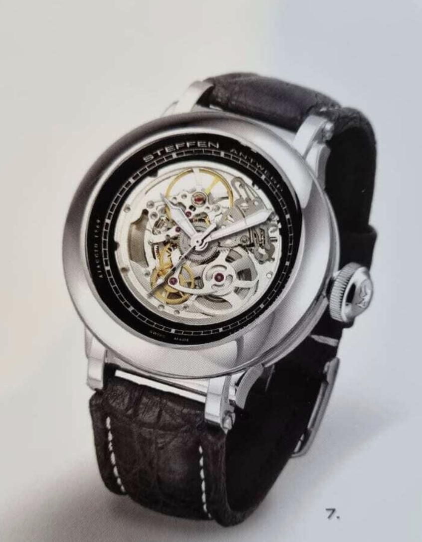Steffen Napoleon Black Costructa: Steel &amp; Silver Automatic