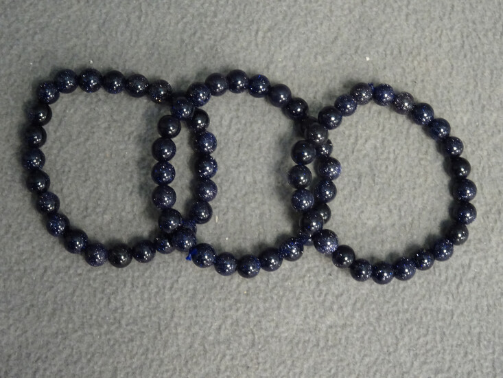 Blauwstroom kogelarmband