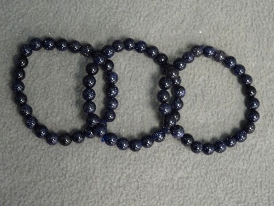 Blauwstroom kogelarmband