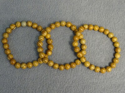 Caramel jaspis kogelarmband